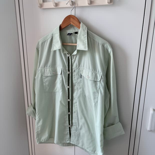 Montbell 몽벨 민트 오버핏 셔츠 남방