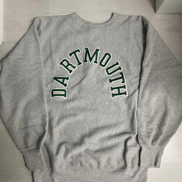 90s 챔피온 리버스위브 다트머스 xxl made in usa