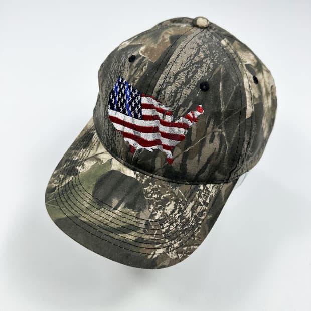 VTG 빈티지 성조기 리얼트리 볼캡 모자