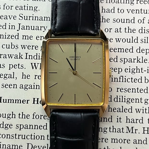 데드스탁 세이코 쿼츠 7431-5210 빈티지 드레스 워치  모델 : 세