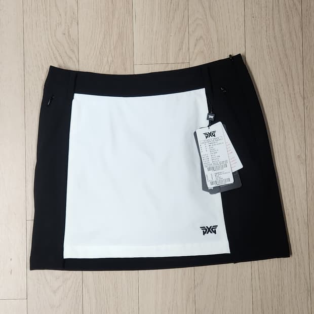 PXG 새상품 골프 블랙 앤 화이트 골프 스커트 63