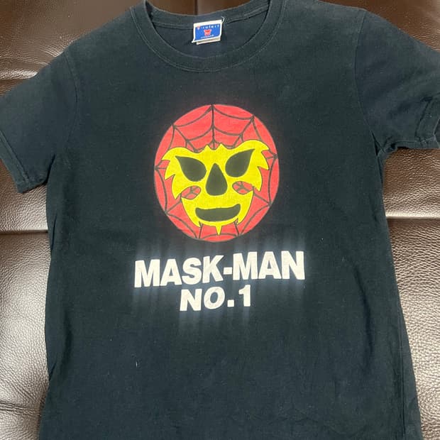 일본 빈티지 마스크맨 반팔