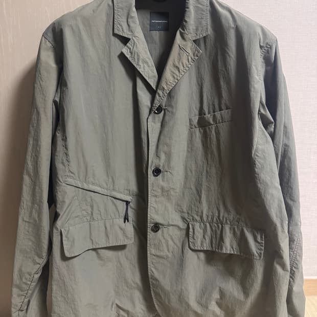 [2]모이프 유니폼 자켓 세이지 그레이
