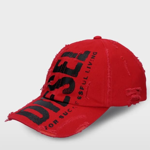 디젤 C 이완 볼캡 - 레드 / A082680LYKV42AA