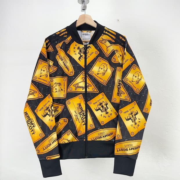 아디다스 제레미스캇 킹스맨 플라크 골드 트랙탑 자켓