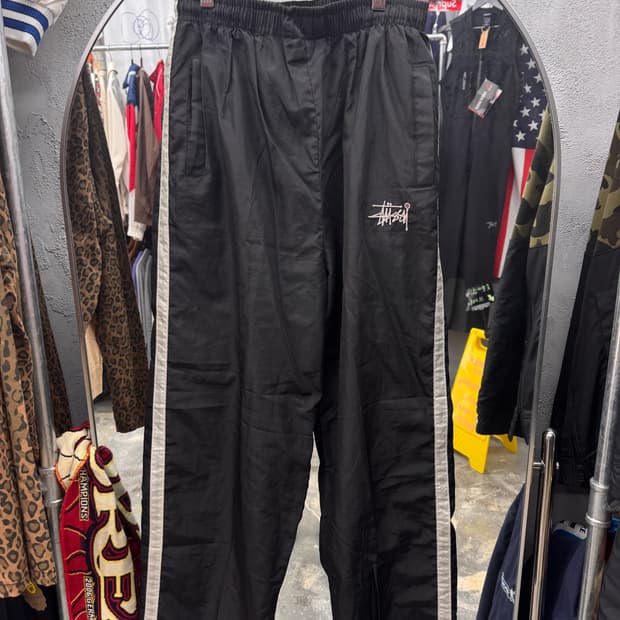 90s old stussy 올드 스투시 나일론 팬츠 