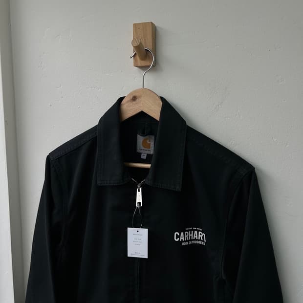15913 - 칼하트 WIP 블랙 워크 자켓