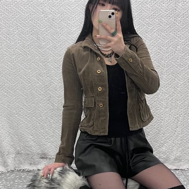 폴로 랄프로렌 모던시크 캐주얼 코듀로이 골덴 자켓 XS C09540