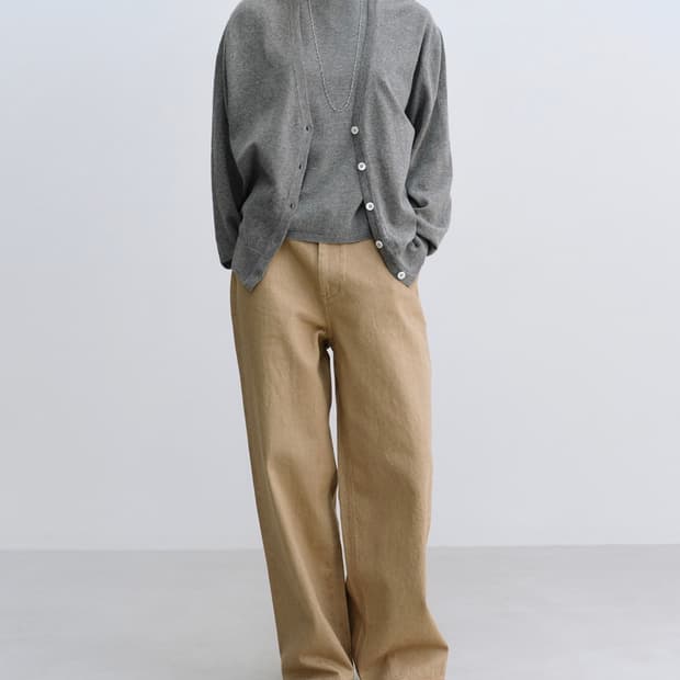 문달 Grain Selvedge 그레인 셀비지 데님 베이지 m