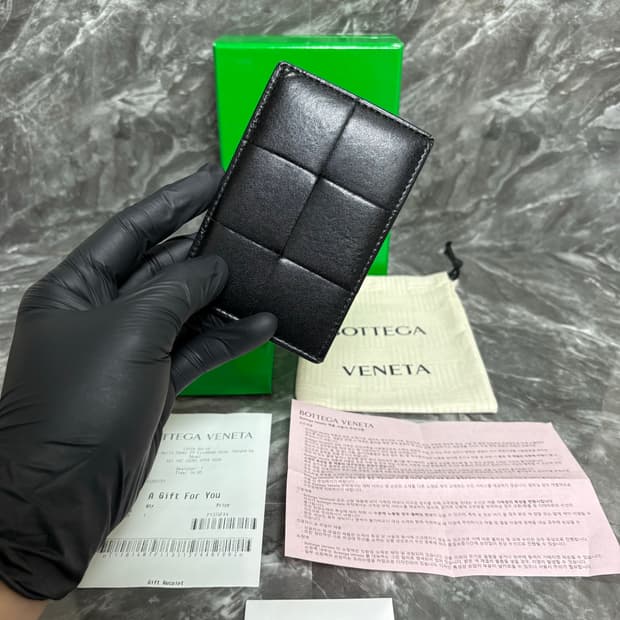 보테가베네타 카세트 투톤 카드지갑