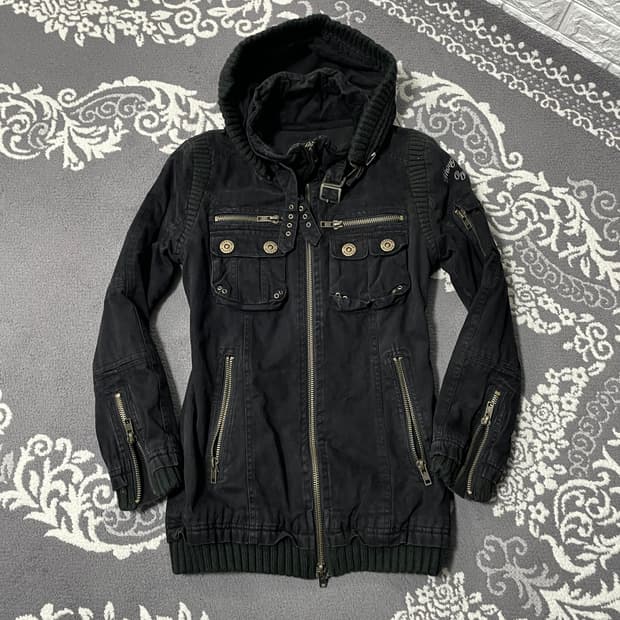 Heaven & Earth Military Hoodie Jacket