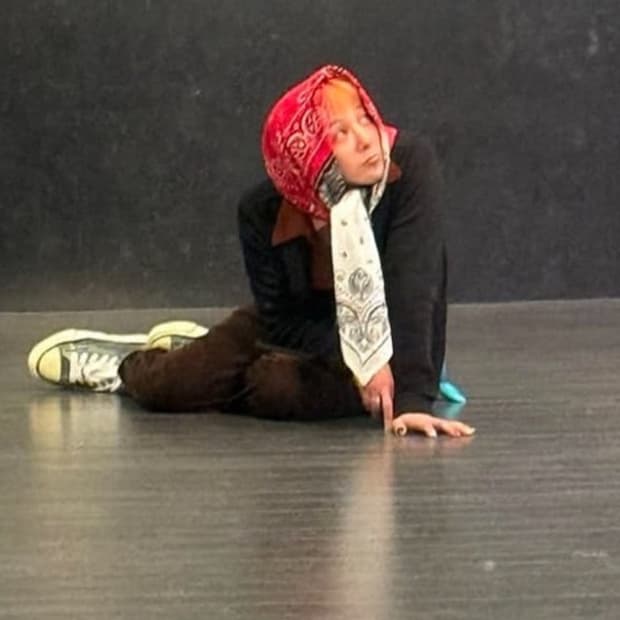 [42]미하라야스히로 피터슨 파라핀 레더 블랙 지디님 착용