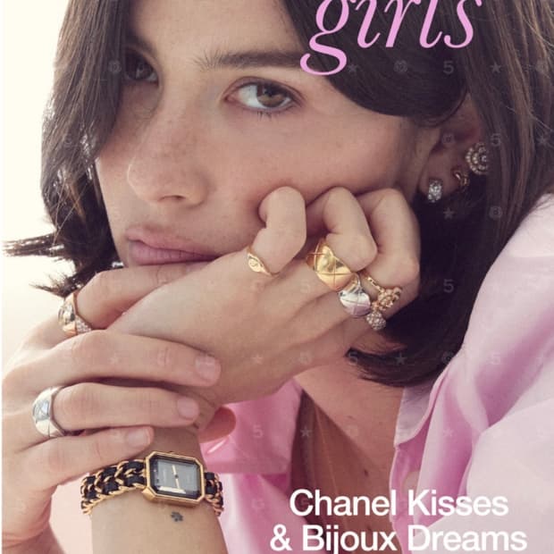 homme girls x chanel kisses magazine