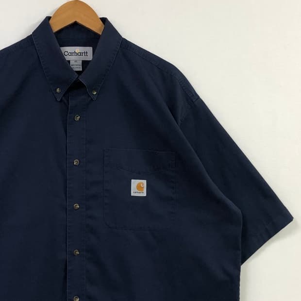 Xxl 칼하트 네이비 워크 셔츠