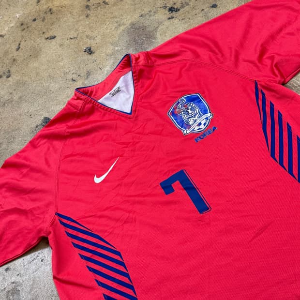 [정품/M] 나이키 축구 국대 유니폼 져지 박지성 마킹 b19