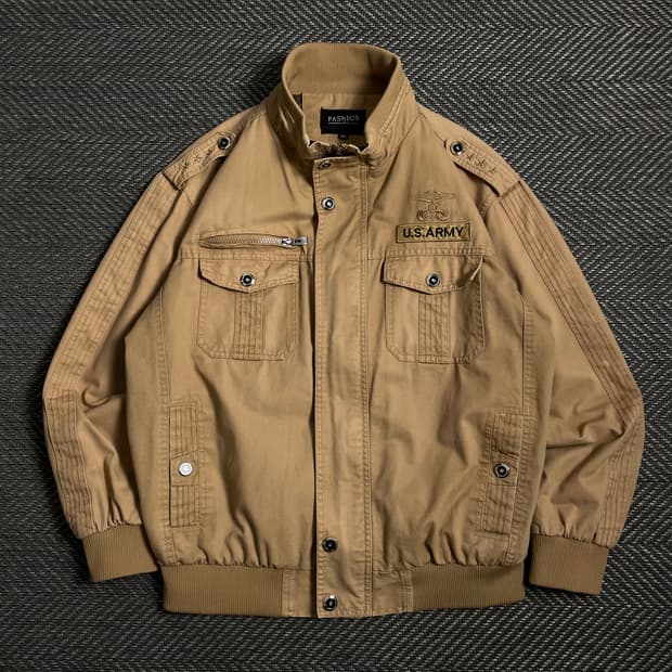 USA army 밀리터리 포켓 필드 블루종 자켓o 4788