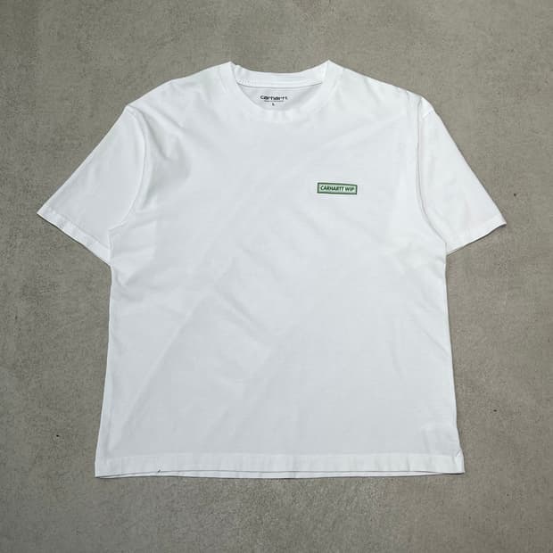 칼하트 wip 프린팅 반팔티 s10569
