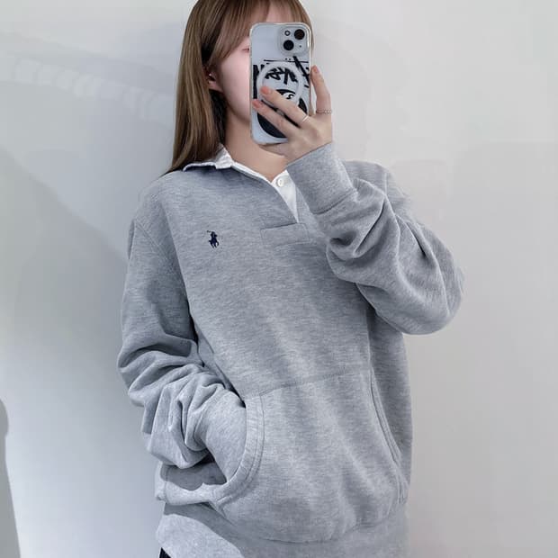 폴로랄프로렌 네이비포니 그레이 럭비티