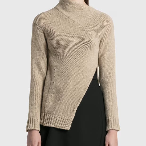 JIL SANDER Asymmetric Sweater