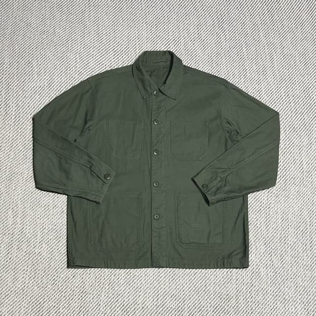 [XL] Musinsa 무신사 스탠다드 백 사틴 초어 자켓 카키