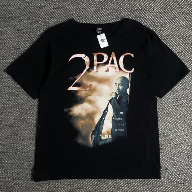 빈티지 투팍 힙합 프린팅 티셔츠o 3288