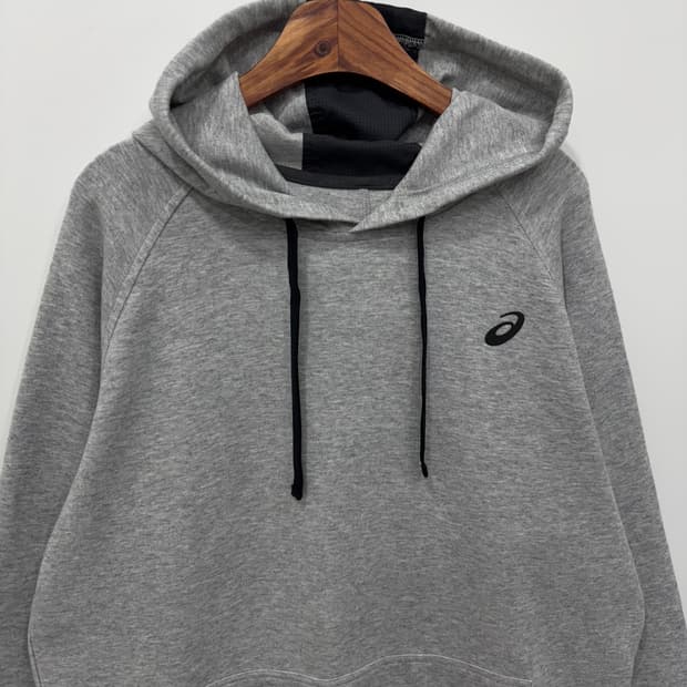 ASICS 일빈 로고 후드티