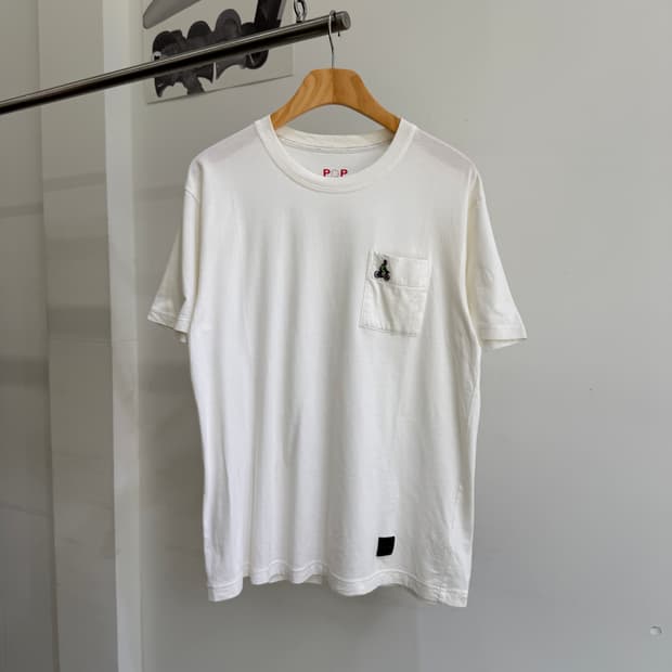 PAUL SMITH 포켓 자수 반팔티셔츠 