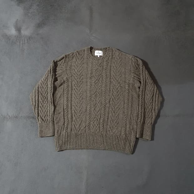 아트이프액츠 피셔맨 케이블 니트