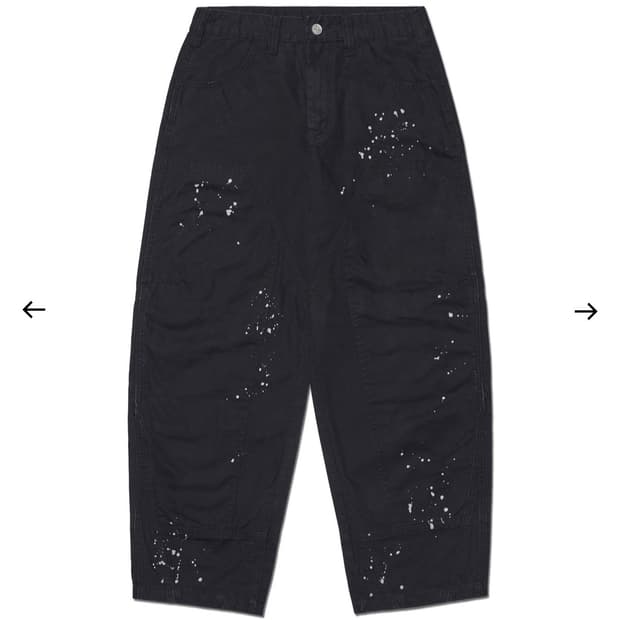 노매뉴얼 더블 니 팬츠