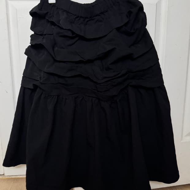 comme des garcons ruffle skirts