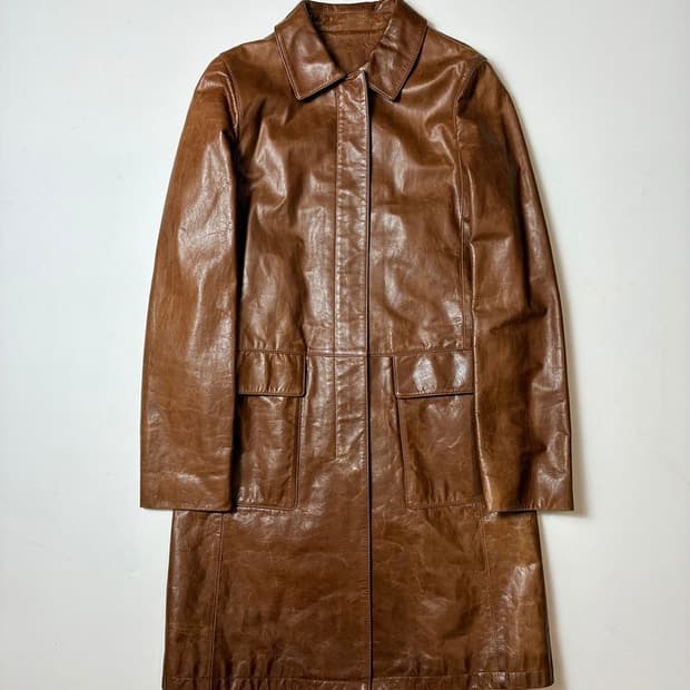 Selected 00's 양가죽 트렌치 코트 PN8937