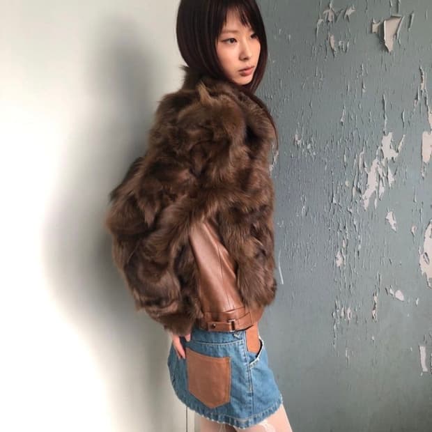 파우닝 133 빈티지 퍼자켓 