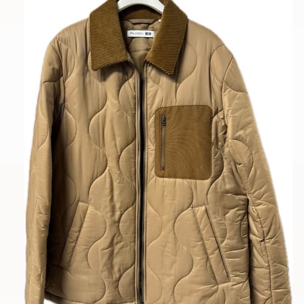 유니클로 JW앤더슨 퀄팅 블루종