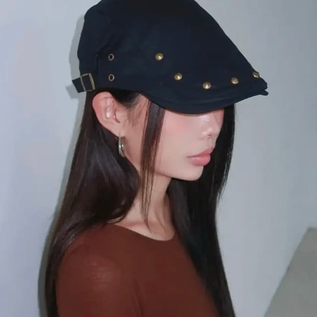 에이블리 위위미유 STUD HUNTING CAP 스터드 헌팅 캡