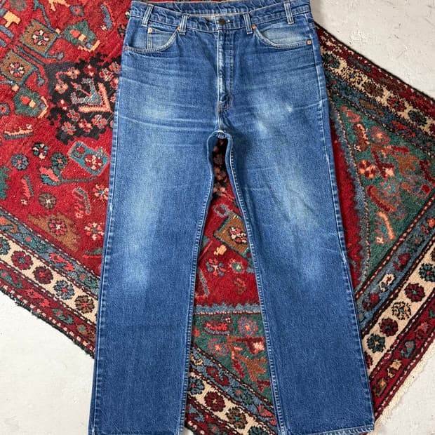 90's USA Made 빈티지 리바이스 517 오렌지탭 부츠컷