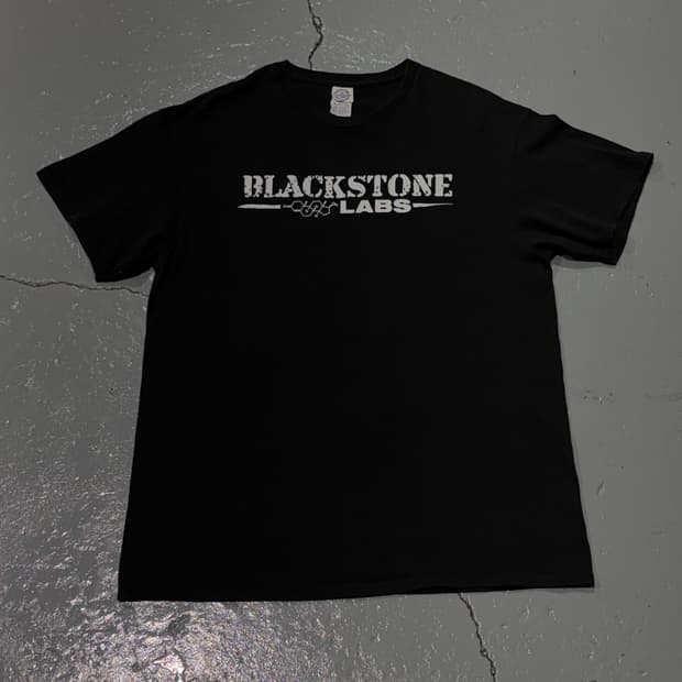 빈티지 블랙스톤 랩스(Blackstone Labs) 반팔 티셔츠