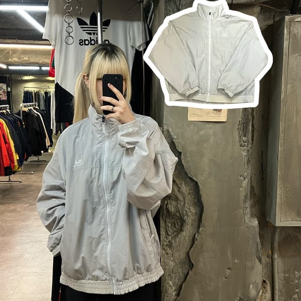 휠라 바람막이 그레이 XXL #csz2103