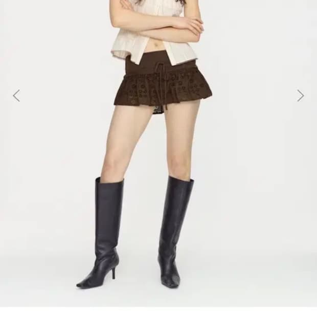 글로니 나오미 벨트 미니 스커트