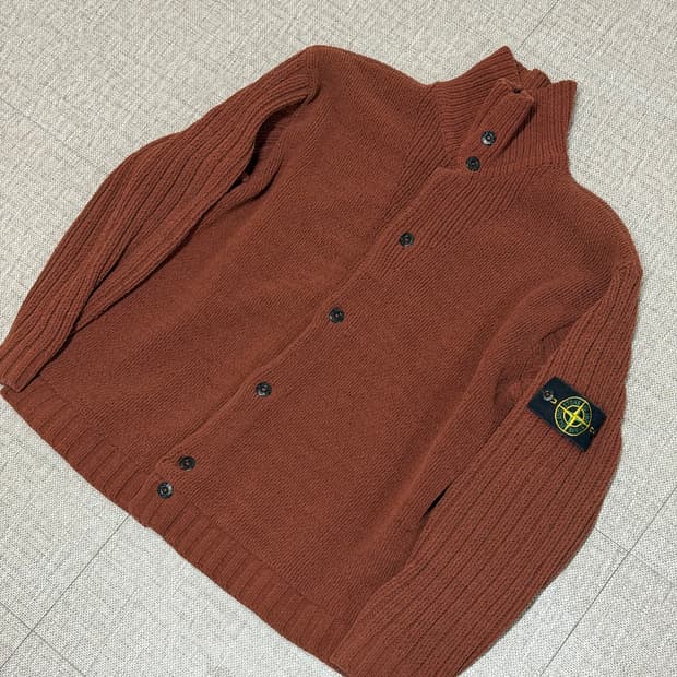 02‘S 스톤아일랜드 폴하비 나일론 헤비 가디건