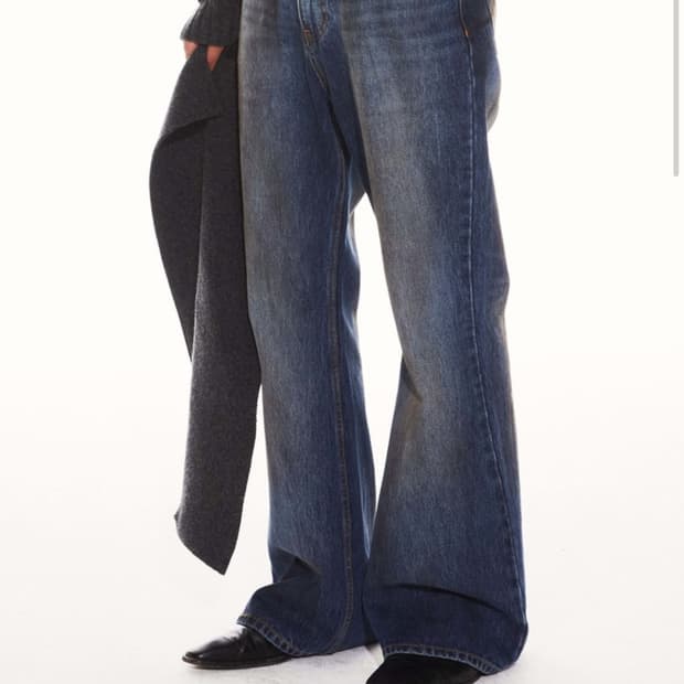 무명 부츠컷 데님 1사이즈