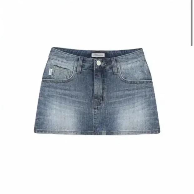 (새상품)클리시어 데님semi-low rise denim skirt