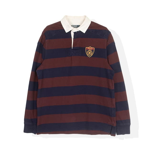 폴로랄프로렌 크러스트 로고 Rugby 셔츠 (M)