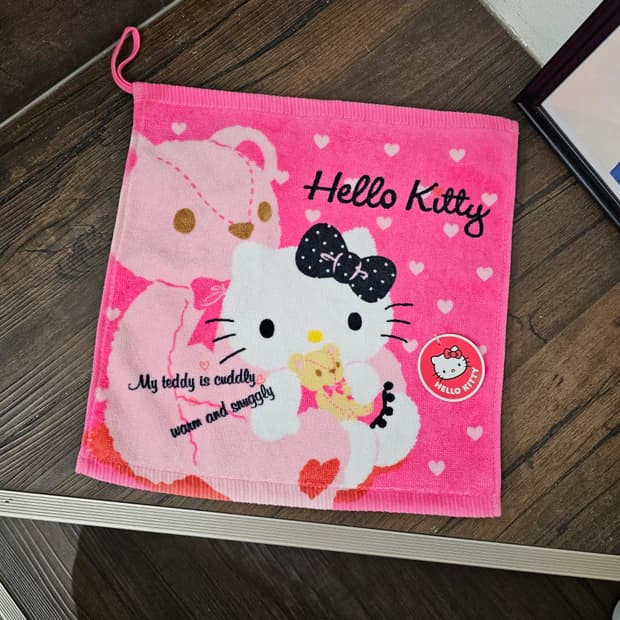 Sanrio 헬로키티 테디베어 핸드타올(새제품)