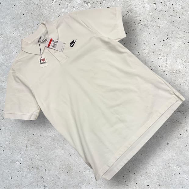 [L] 나이키 NSW 폴로 PK 카라티 반팔티 화이트 C226