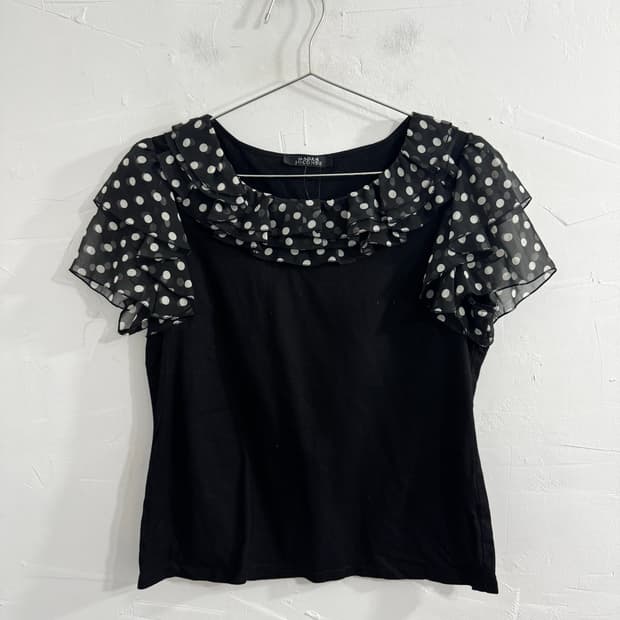 madam joconde dot design top