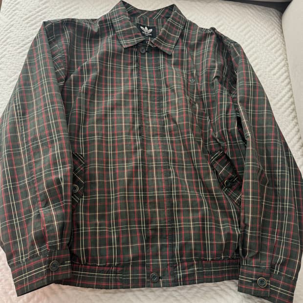 Adidas Checkered Windbreaker jacket