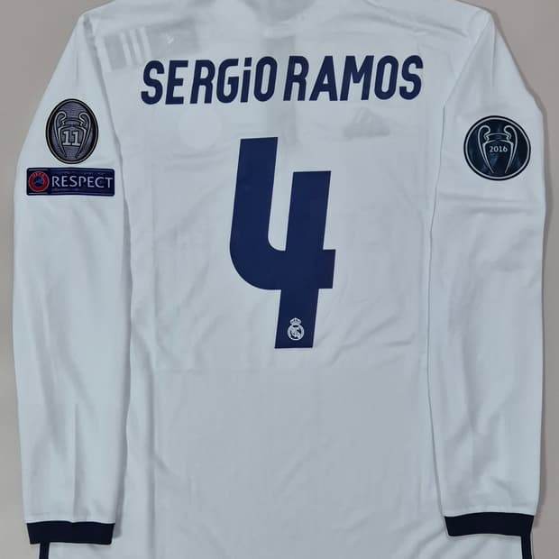 16-17 레알마드리드 홈킷 라모스 긴팔유니폼 XL