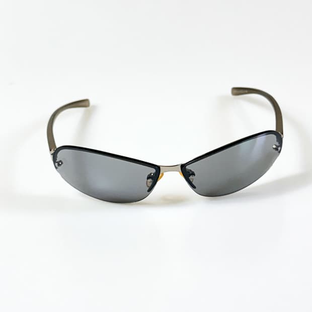 90s UNOSOLEIL 무테 스퀘어 쉴드 프레임 빈티지 선글라스