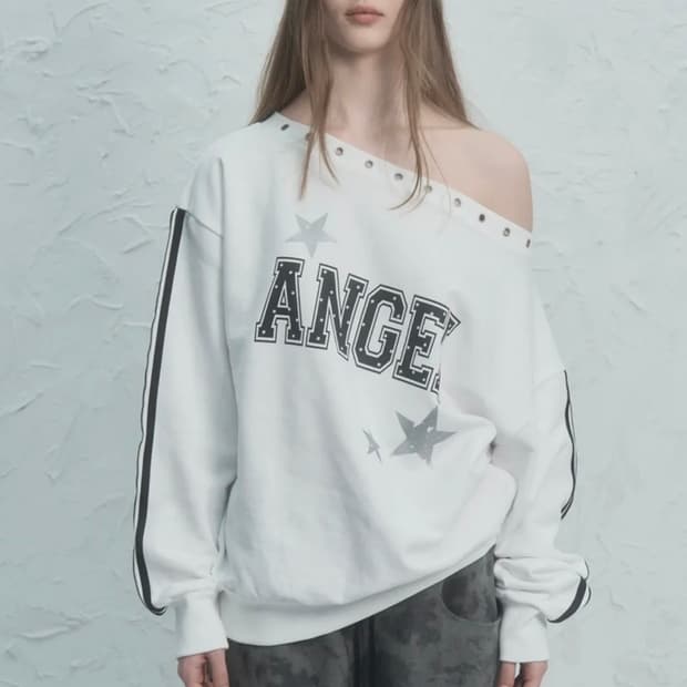 셋업이엑스이 아일렛 엔젤 맨투맨