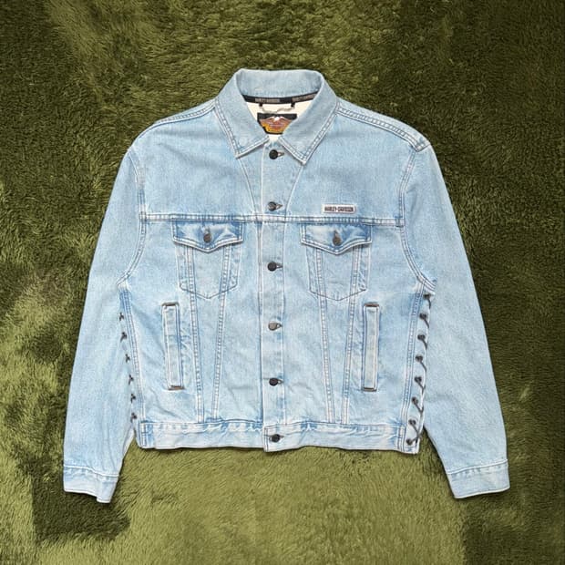 [M] 00s 할리데이비슨 Made in Canada 레이스업 트러커